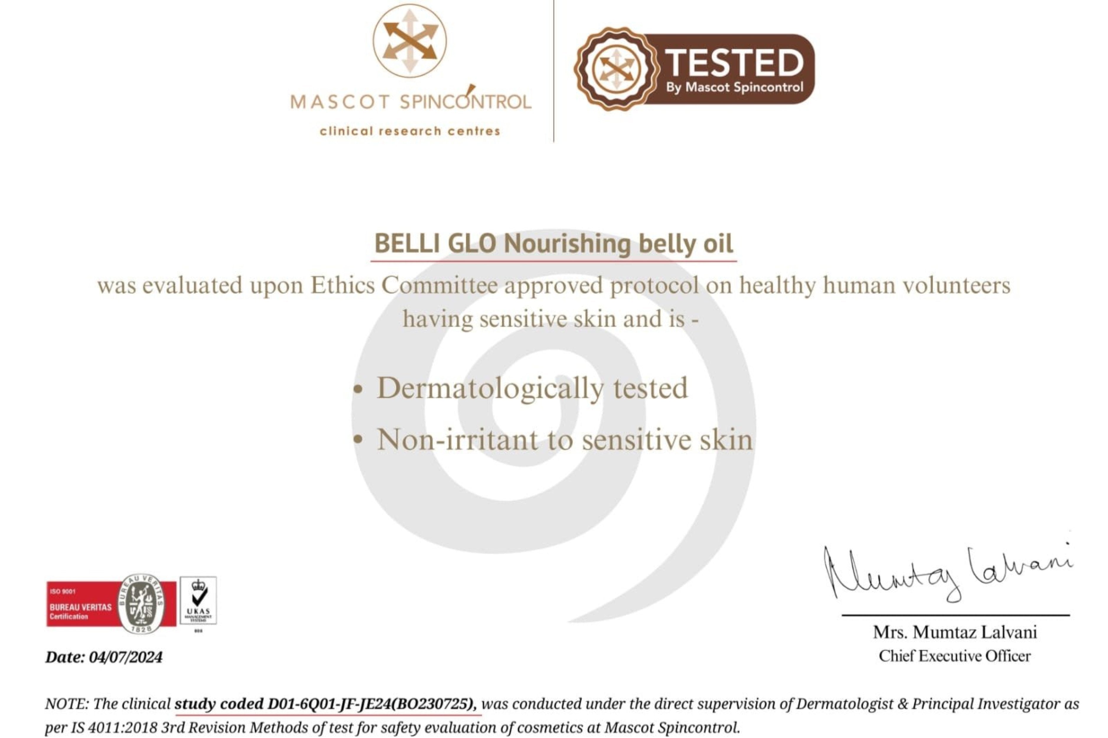 Nourishing Belly Oil | Pregnancy Stretch Mark Oil - Glo Mama