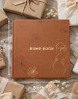 GLO Mama BUMP BOOK | دفتر يوميات الحمل للأمهات الحوامل | متتبع أسبوعي، كتاب ذكريات الطفل وتذكار