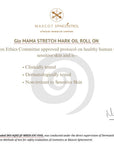 زيت GLO Mama Roll-On لعلامات التمدد مع السينتيلا اسياتيكا والستري أوفر | تركيبة طبيّة للوقاية من علامات التمدد وإزالتها