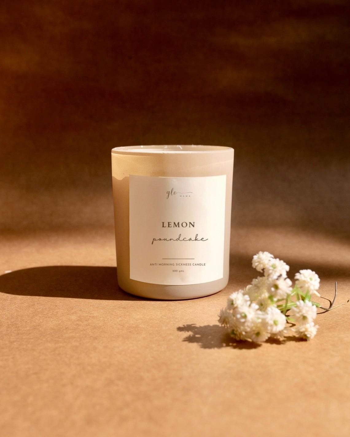 AntiNausea Candle with Lemon & Aromatherapy Relief for Morning