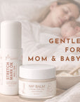 The Care Ritual Duo | Stretch Mark Relief + Nipple Care