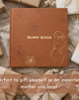 GLO Mama BUMP BOOK | دفتر يوميات الحمل للأمهات الحوامل | متتبع أسبوعي، كتاب ذكريات الطفل وتذكار