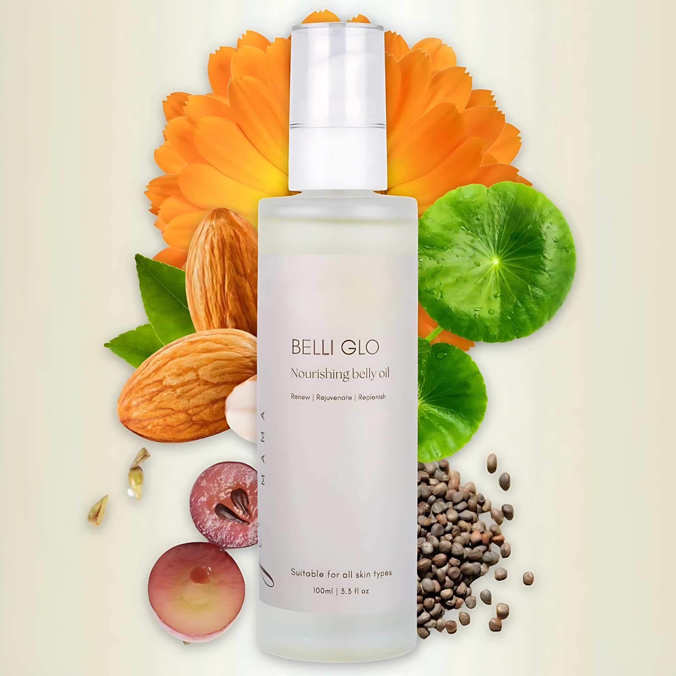 Nourishing Belly Oil | Pregnancy Stretch Mark Oil - Glo Mama 